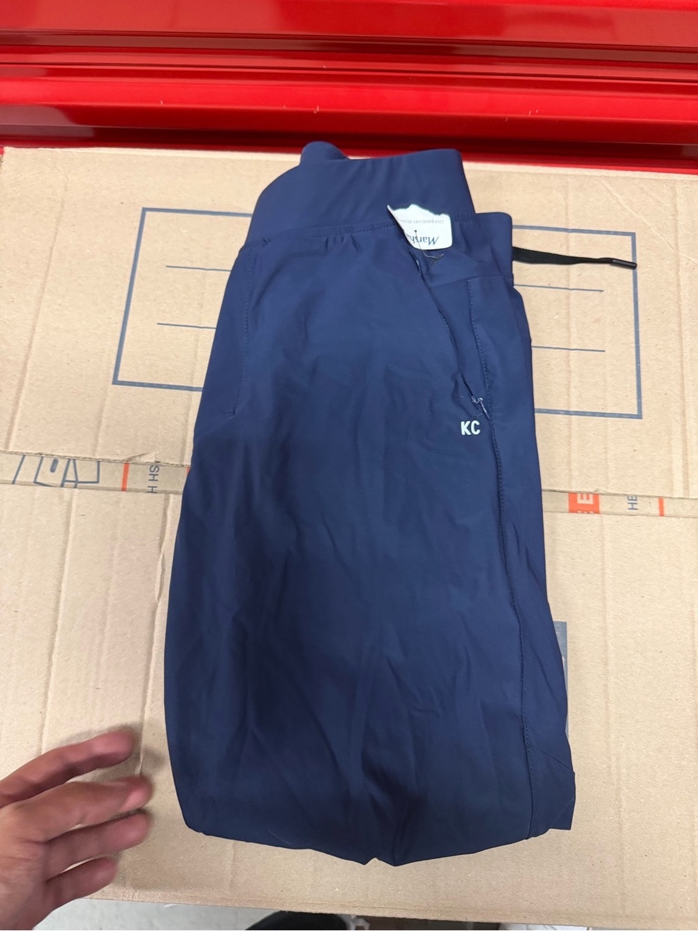 Kenneth Cole Navy Blue Jogger Sweatpants